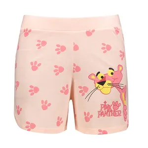 شلوارک زنانه افراتین مدل پلنگ صورتی