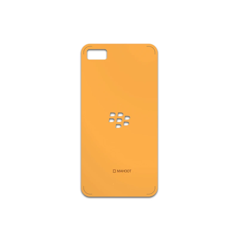 برچسب پوششی ماهوت مدل Matte-Orange مناسب برای گوشی موبایل بلک بری Z10