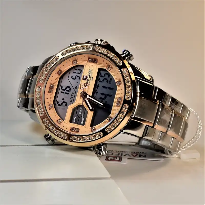 ساعت مچی عقربه‌ای مردانه نیوی فورس مدل NF9190M