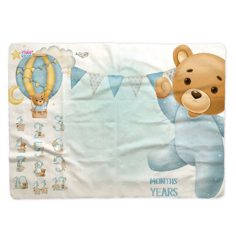 زیرانداز عکاسی ماهگرد کودک لالاآنجل مدل خرس تدی