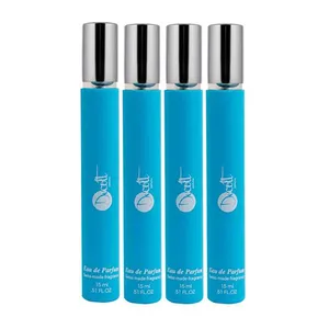 عطر جیبی مردانه دکلت مدل Silver Scent Jacques Bogart حجم 15 میلی لیتر مجموعه 4 عددی