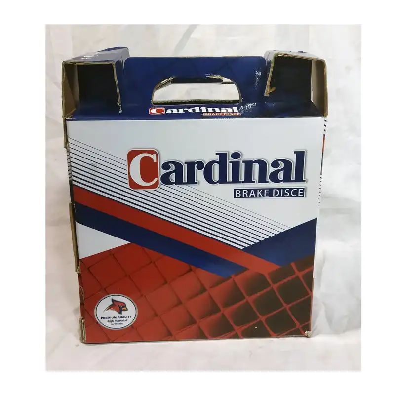 دیسک ترمز چرخ جلو کاردینال مدل سوراخ دار مناسب برای پراید بسته دو عددی