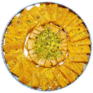 سوهان کره ای زعفرانی مخصوص محبوب پناه - 500 گرم