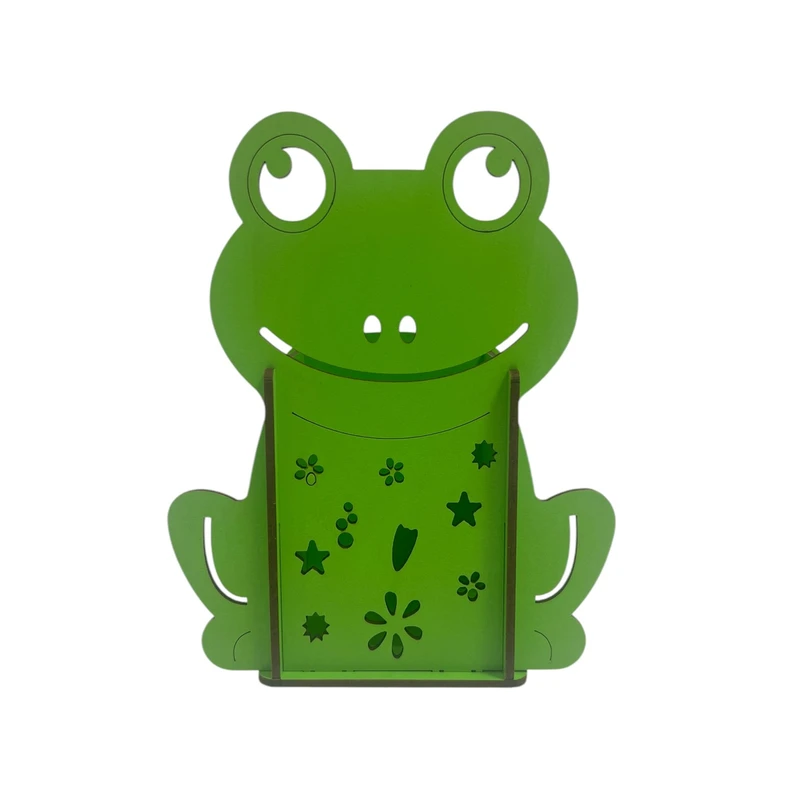 جامدادی مدل چوبی طرح قورباغه