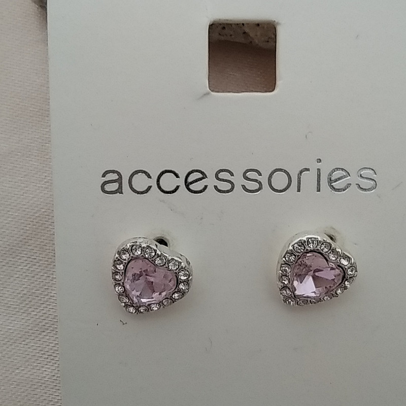 گوشواره زنانه اکسسورایز مدل قلب کد HB 23