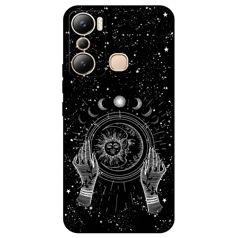 کاور مگافون طرح ماه و خورشید مدل 1892 مناسب برای گوشی موبایل اینفینیکس Hot 20i
