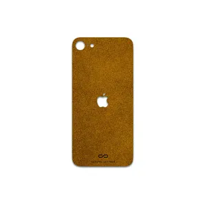 MAHOOT Brown-Chamois-Leather Cover Sticker for Apple iPhone SE 2022