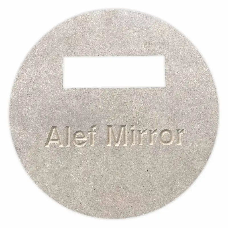 آینه سرویس بهداشتی الف طرح گرد کد BA-70