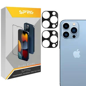 محافظ لنز دوربین اسپریگ مدل LNSP مناسب برای گوشی موبایل اپل iPhone 13 Pro بسته دو عددی