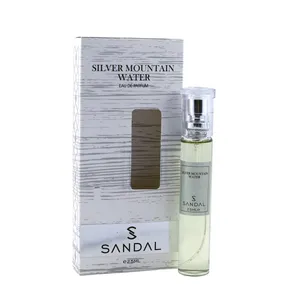 عطر جیبی مردانه سندل مدل کرید سیلور مونتاین حجم 25 میلی لیتر