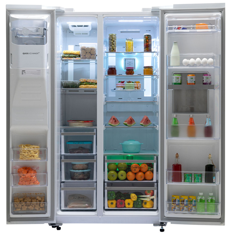 یخچال و فریزر ساید بای ساید 32 فوت اسنوا مدل SN8-2032GW