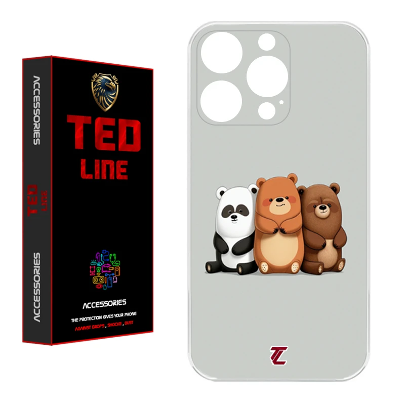 کاور تد لاین طرح خرسی کد 1128 مناسب برای گوشی موبایل اپل Iphone 14 Pro Max