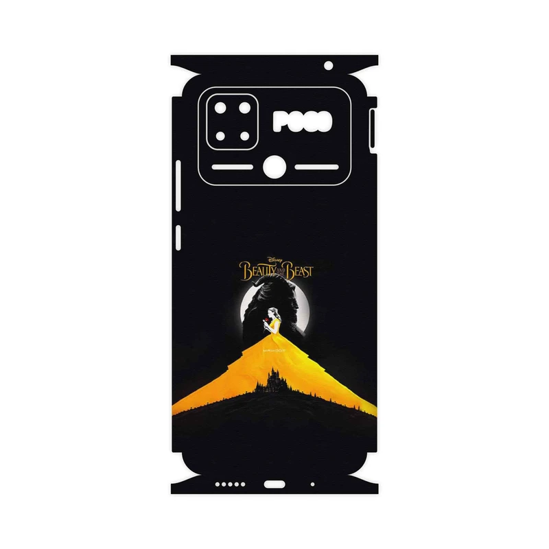 برچسب پوششی ماهوت مدل Beauty and the Beast-FullSkin مناسب برای گوشی موبایل شیائومی Poco C40