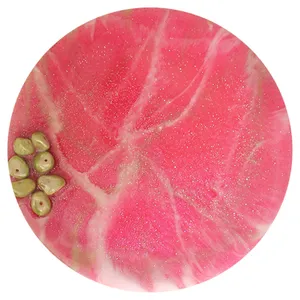 زیر لیوانی رزینی مدل Ruby Marble