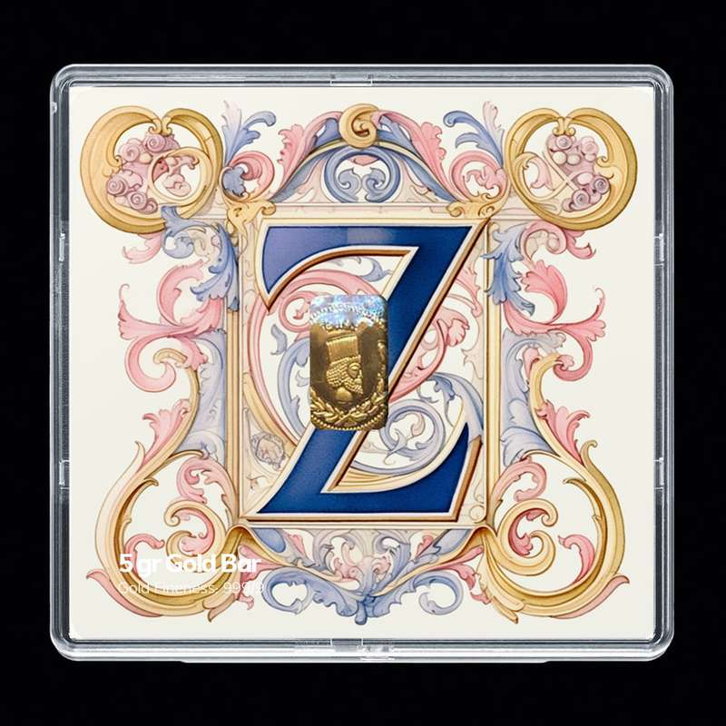 شمش طلا 24 عیار مدوپد مدل حرف Z کد SH-10648 شمش طلا 24 عیار مدوپد مدل حرف Z کد SH-10648