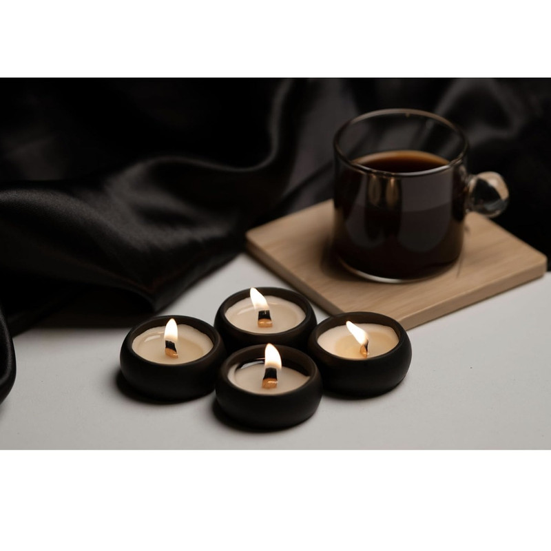 شمع وارمر مدل ژورنالی کد wooden wick بسته 9 عددی
