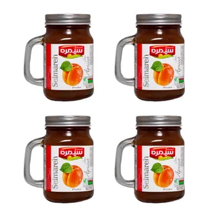 مربا زردآلو سیمره - 580 گرم بسته 4 عددی