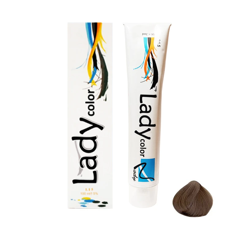 رنگ مو لیدی کالر شماره N5 حجم 100 میلی لیتر رنگ قهوه ای روشن