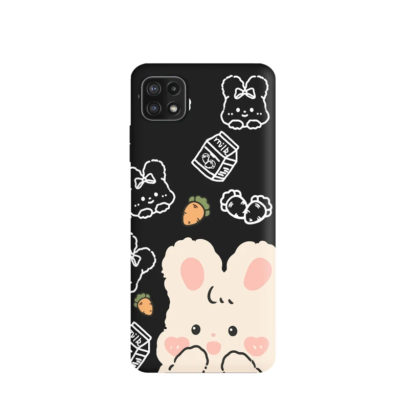 کاور طرح خرگوش کیوت کد f901 مناسب برای گوشی موبایل سامسونگ Galaxy A22 5g