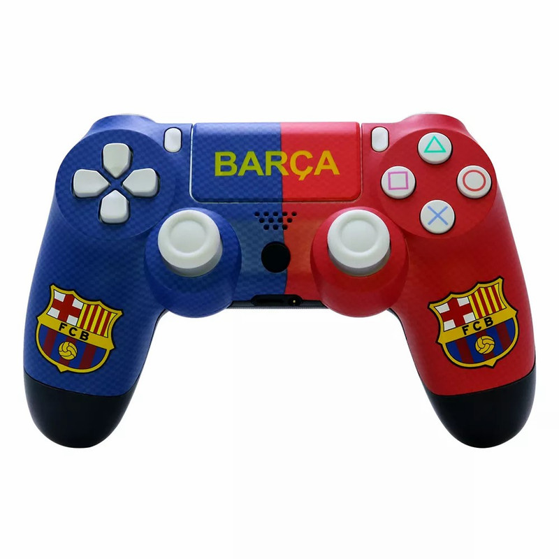 دسته بازی پلی استیشن 4 مدل barca طرح بارسلونا