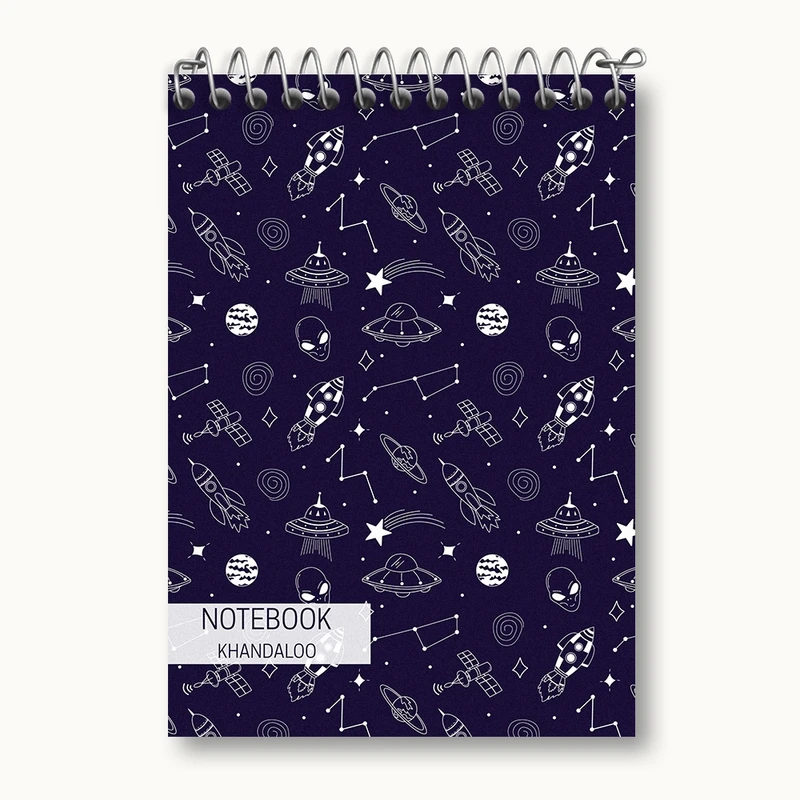 دفتر یادداشت 50 برگ خندالو مدل فضایی کد N381