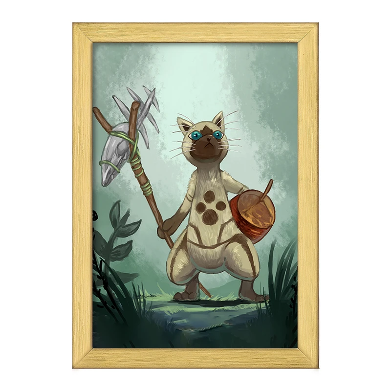 تابلو خندالو طرح بازی شکارچی هیولا (Monster Hunter) کد 33259