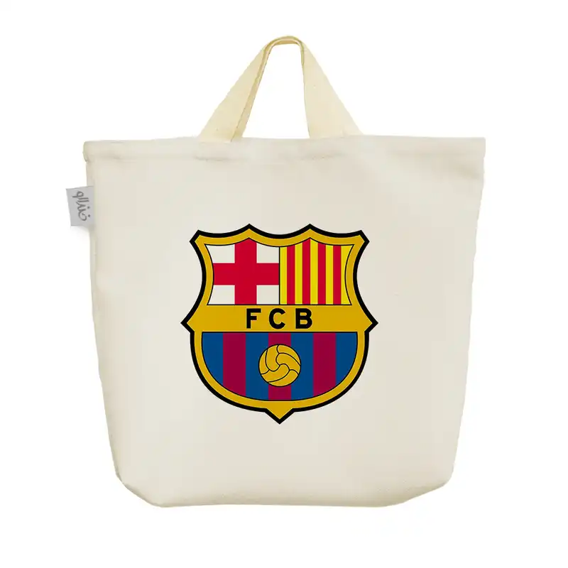 ساک خرید خندالو مدل باشگاه بارسلونا کد 5992