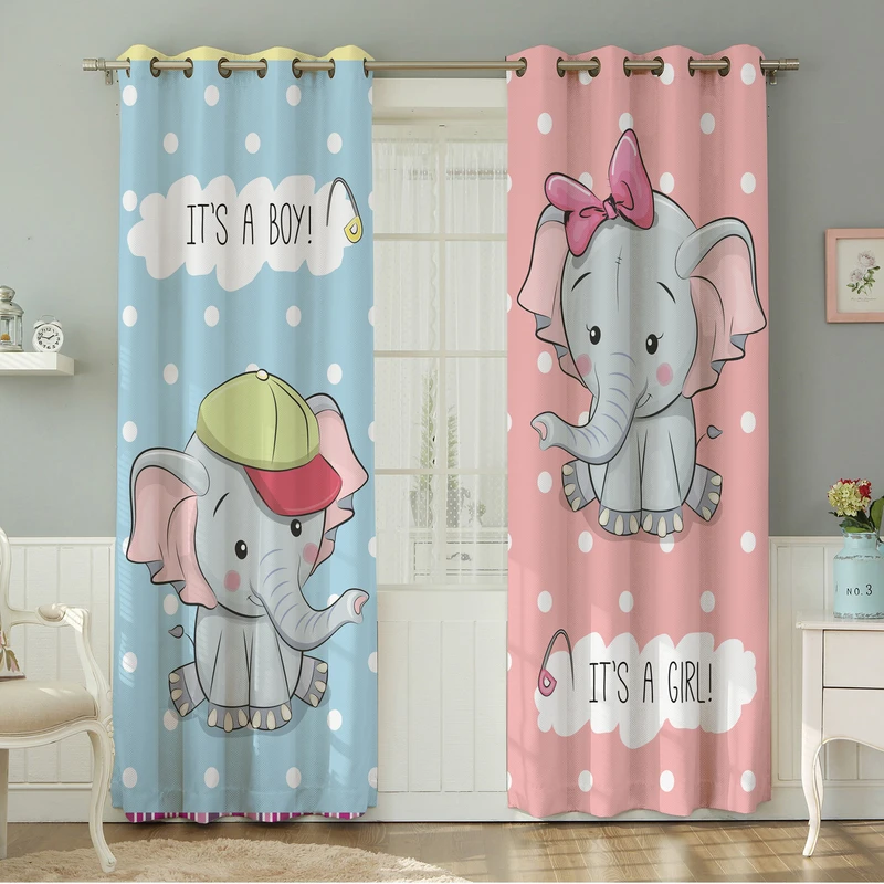 پرده نیروانا طرح   کودک مدل هازان کد 8077 سایز 140×280 سانتی متر