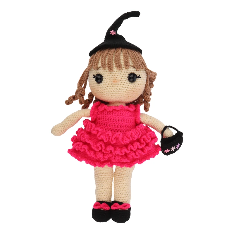 عروسک بافتنی مدل دختر  