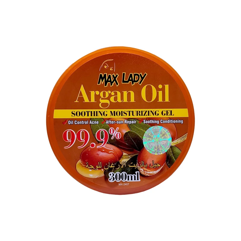 ژل آبرسان مکس لیدی مدل روغن آرگان حجم 300 میلی لیتر
