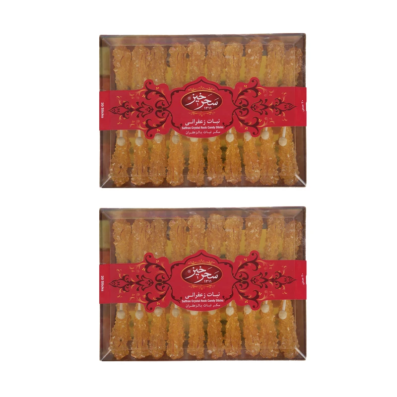 نبات چوبی زعفرانی کریستال سحرخیز 2 بسته 20 عددی