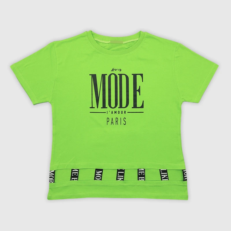 تی شرت آستین کوتاه زنانه مدل مد اسپورت