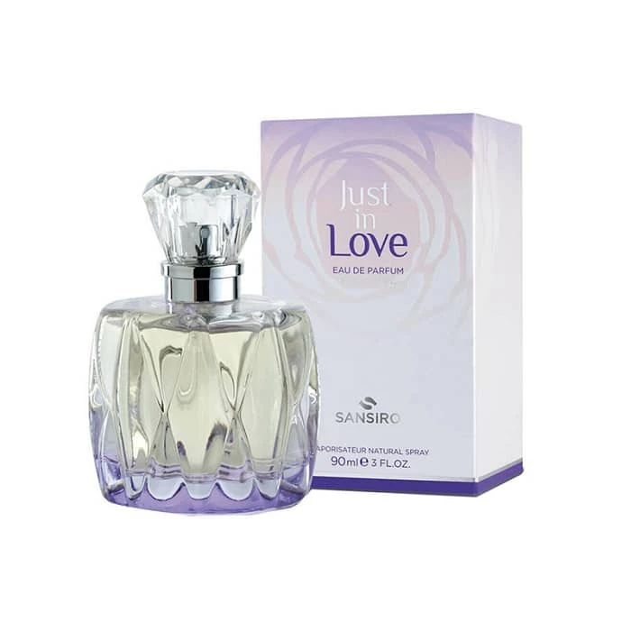 ادوپرفیوم زنانه سنیرو مدل just in love با رایحه خنک و معتدل حجم 90 میلی لیتر