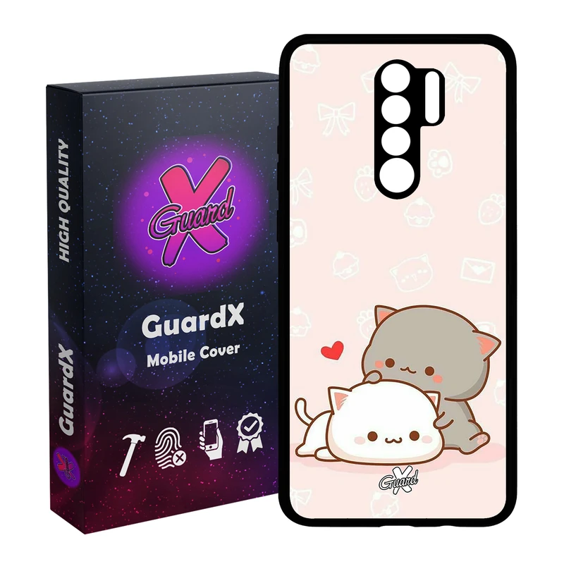 کاور گارد ایکس طرح Love مدل Glass10372 مناسب برای گوشی موبایل شیائومی Redmi 9 / 9 Prime