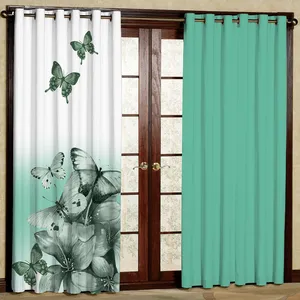 پرده مدل پروانه هازان پانچی کد 4064a سایز 140x200 سانتی متر