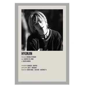 پوستر مدل استری کیدز stray kids طرح هیونجین hyunjin کد 472