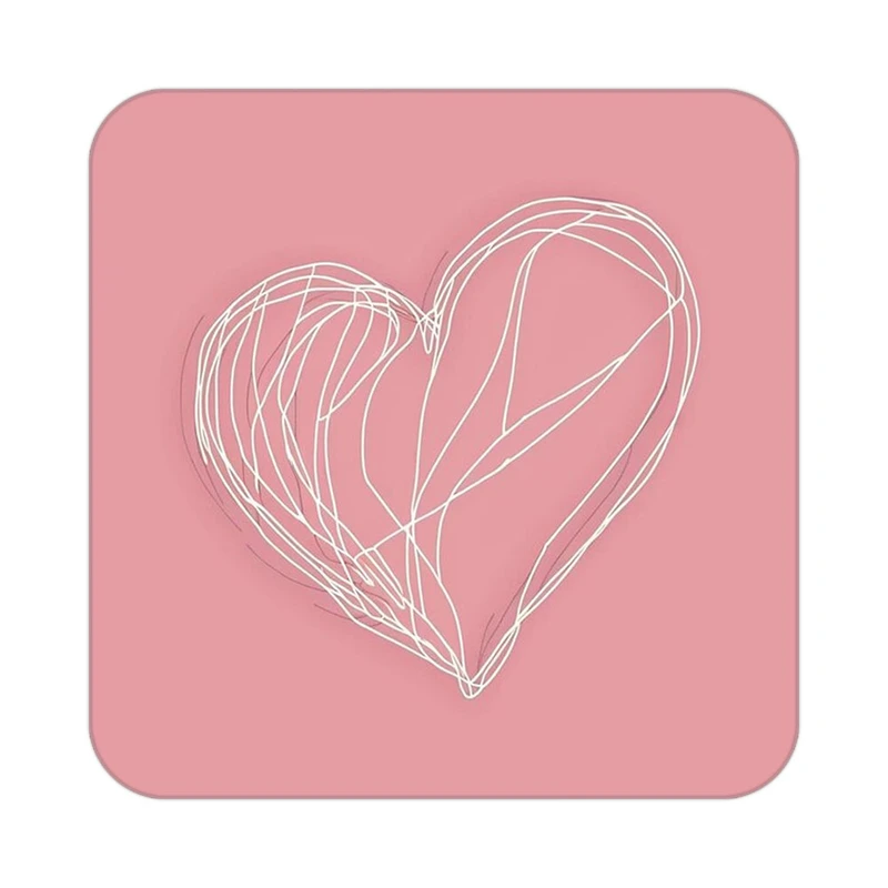 زیر لیوانی کاکتی طرح عاشقانه مدل mp36695