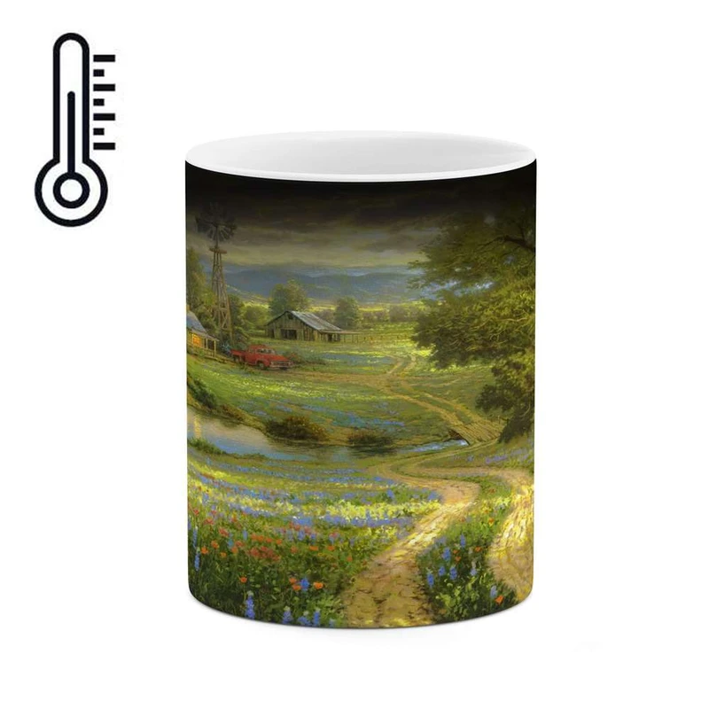 ماگ حرارتی کاکتی مدل نقاشی کد mgh13609