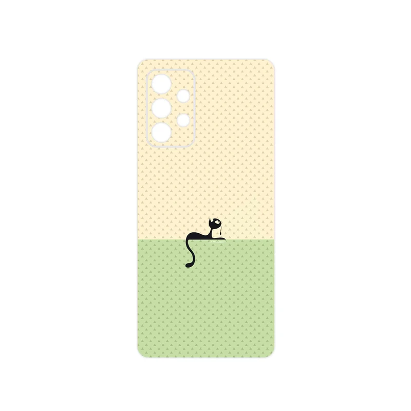 برچسب پوششی ماهوت مدل Minimal Internet Cat Icon مناسب برای گوشی موبایل سامسونگ Galaxy A52s 5G