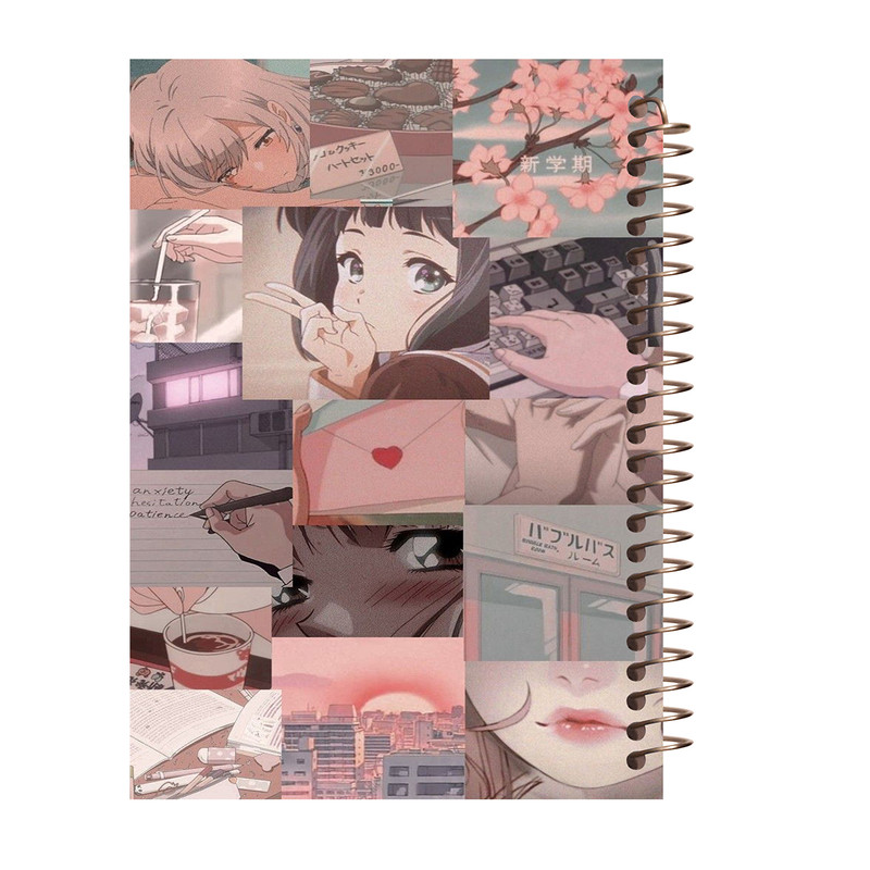 دفتر مشق 100 برگ طرح انیمه کد H120