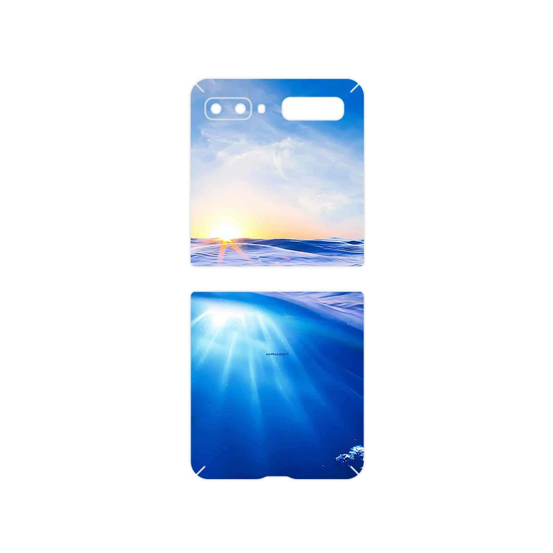 برچسب پوششی ماهوت مدل Ocean مناسب برای گوشی موبایل سامسونگ Galaxy Z Flip