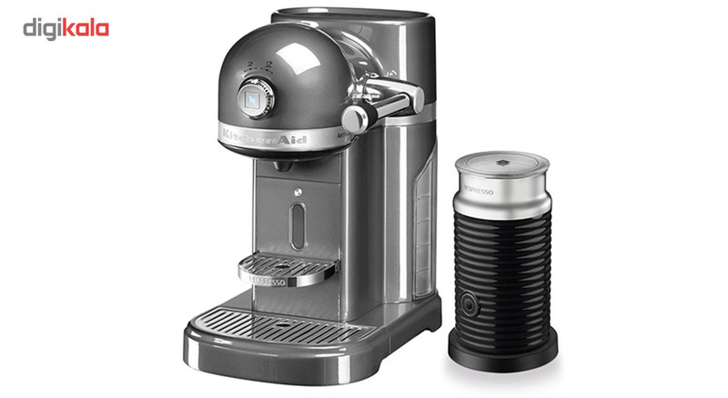 اسپرسوساز نسپرسو مدل KitchenAid همراه با دستگاه کف‌ شیر ساز