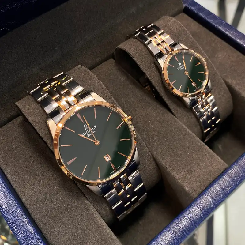 ست ساعت مچی عقربه ای زنانه و مردانه شوپیر مدل GL174A014