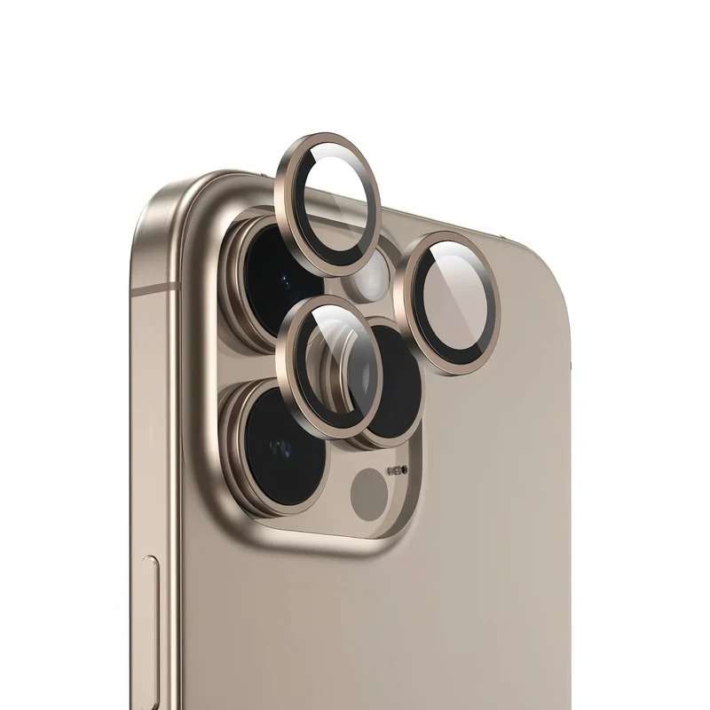 محافظ لنز دوربین گرین لاین مدل Hd Plus Camera Lens مناسب برای گوشی موبایل اپل iPhone 16 Pro Max / 16 Pro