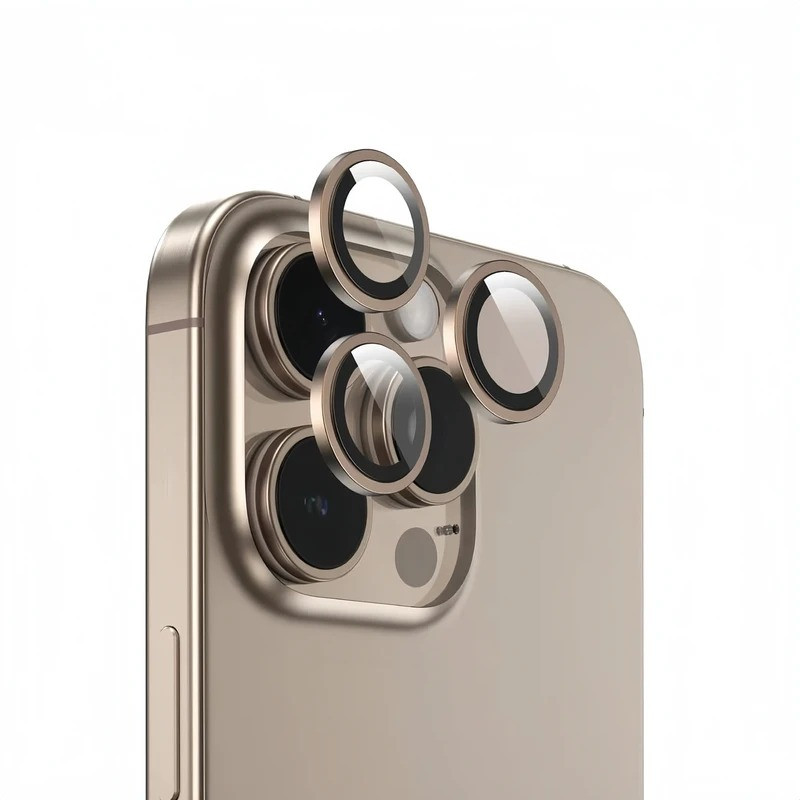محافظ لنز دوربین گرین لاین مدل Hd Plus Camera Lens مناسب برای گوشی موبایل اپل iPhone 16 Pro Max / 16 Pro