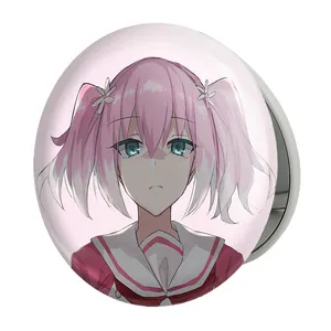 آینه جیبی خندالو طرح نانا انیمه نانای بی استعداد مدل تاشو کد 23763 