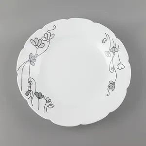 بشقاب خورش خوری مدل بیوتی سیلور بسته 6 عددی