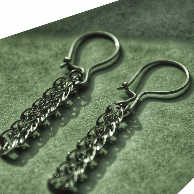 گوشواره نقره زنانه مدل رویا G001