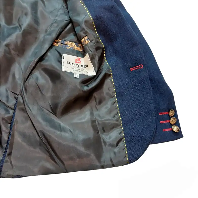 کت تک پسرانه مدل ASH547 رنگ سرمه ای