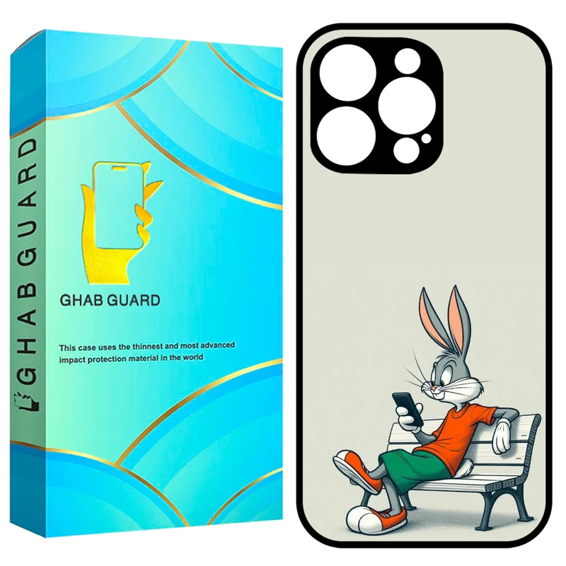 کاور قاب گارد طرح باگز بانی مدل GCHP16P مناسب برای گوشی موبایل اپل iPhone 16 Pro